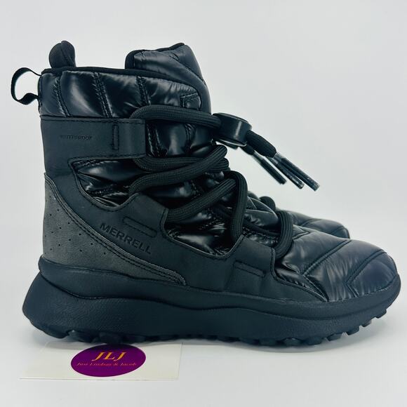 Merrell Women's Cloud Puff Lace Polar Waterproof Insulated Boots J003614 Size 7 - Picture 1 of 11
